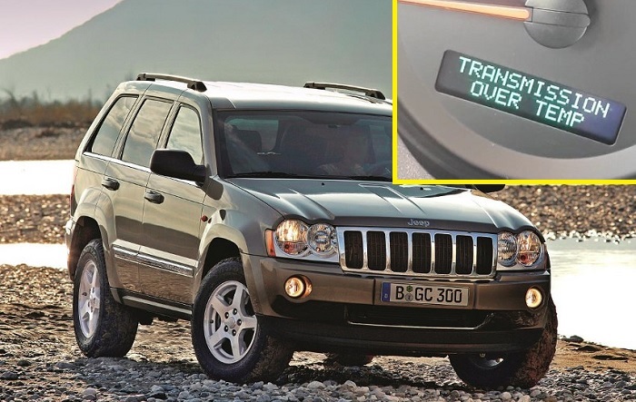 jeep grand cherokee transmission over temp error message