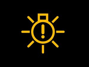 lamp out warning light