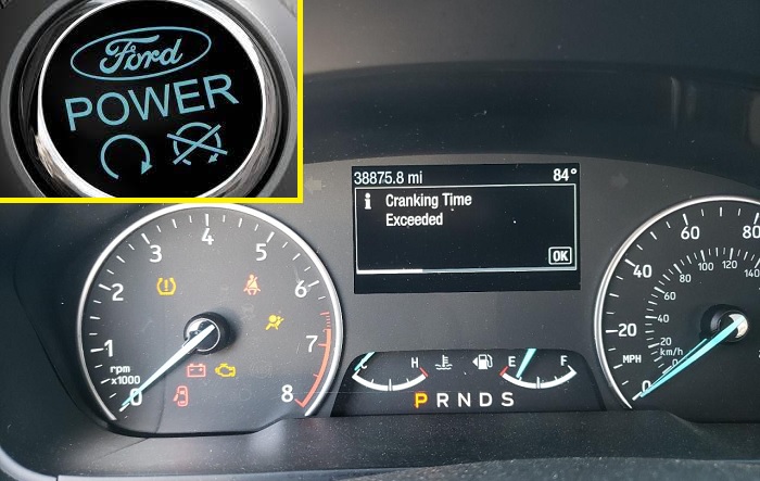 ford cranking time exceeded error